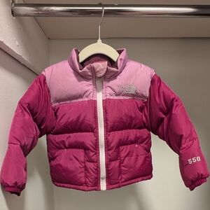 The North Face - 12-18M - Two-Tone Pink Puffer Jacket